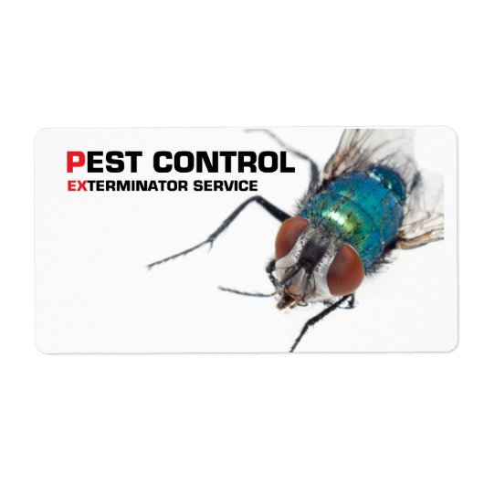Pest-controle Etiket (Voorkant)