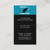 Pest-controle Visitekaartje (Achterkant)