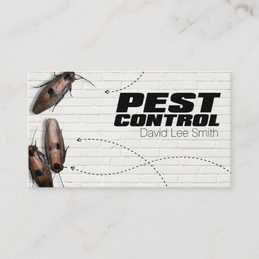 Pest-controle Visitekaartje (Voorkant)