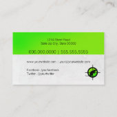 Pest-controle Visitekaartje (Achterkant)