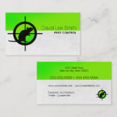 Pest-controle Visitekaartje (Voorkant / Achterkant)