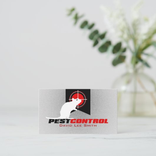 Pest-controle Visitekaartje (Staand voorkant)