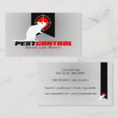 Pest-controle Visitekaartje (Voorkant / Achterkant)