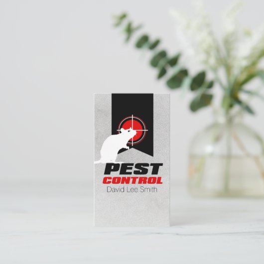 Pest-controle Visitekaartje (Staand voorkant)