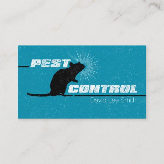 Pest-controle Visitekaartje (Voorkant)