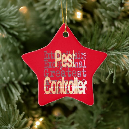 Pest Controller Extraordinaire Keramisch Ornament (Boom)