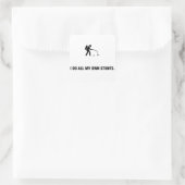 Pest Controller Vierkante Sticker (Tas)