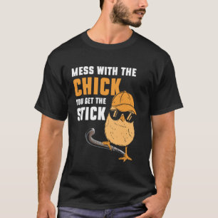 Pest De Kip Dan Krijg Je De Stok Veldhockey T-shirt