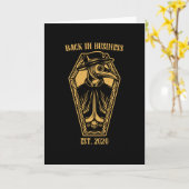 Pest Doctor Grappig Medisch cadeau Kaart (Gele Bloem)