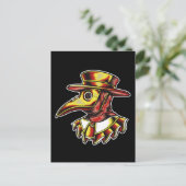 Pest Doctor Illustratie Briefkaart (Staand voorkant)