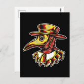 Pest Doctor Illustratie Briefkaart (Voorkant / Achterkant)