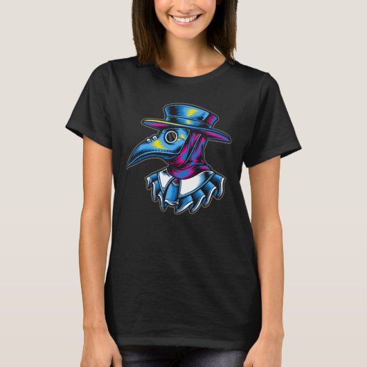 Pest Doctor Illustratie T-shirt (Voorkant)