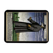 Pest Doctor - Kleur Koper Gravure 1656 - Magneet (Horizontaal)