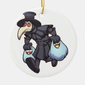 Pest dokter winkelen keramisch ornament (Voorkant)