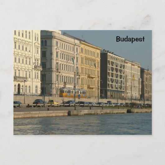 Pest en Donau Briefkaart (Voorkant)