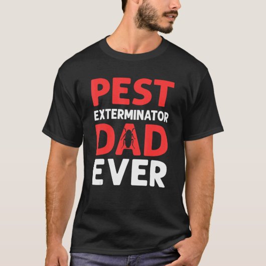 Pest Exterminator Pap Ooster Pest Control T-shirt (Voorkant)