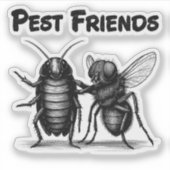 Pest Friends BFF Sticker (Voorkant)