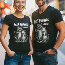 Pest Friends Forever White Print Dames