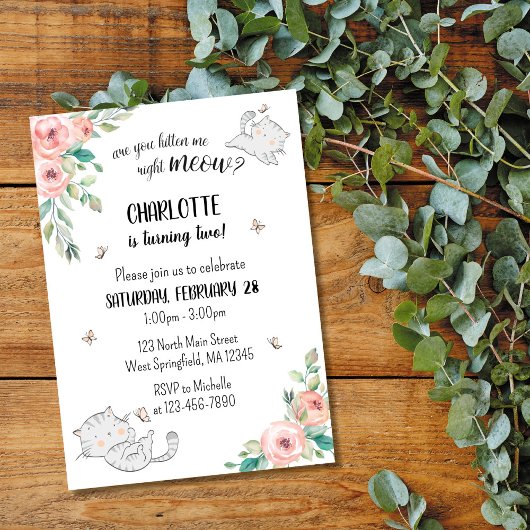 Pest Je Me Nou Kat Verjaardagsuitnodiging Kaart