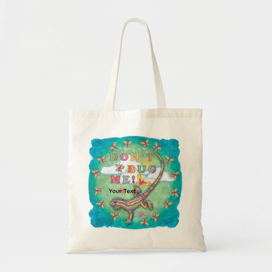 Pest me niet Hagedis  Tote Bag (Voorkant)
