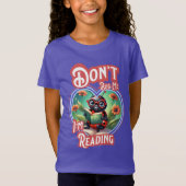 Pest me niet, ik ben Ladybug Kids aan het lezen T-shirt (Voorkant)