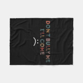 Pest Me Niet Kom Dan Eens _1 Fleece Deken (Voorkant (Horizontaal))