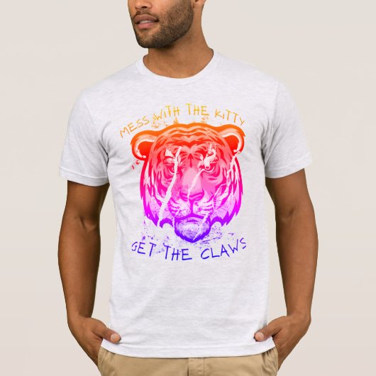 Pest niet aan de kitty t-shirt (Voorkant)