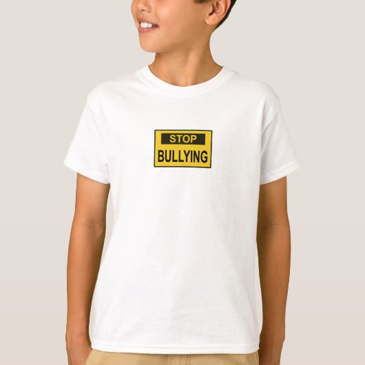 Pest niet Bord geel T-shirt (Voorkant)