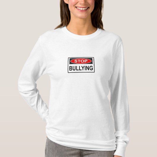 Pest niet Bord rood T-shirt (Voorkant)
