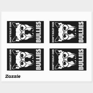 Pest onze pesters niet rechthoekige sticker