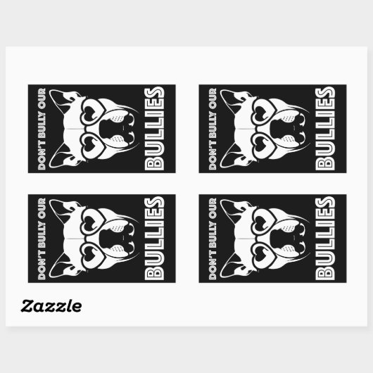 Pest onze pesters niet rechthoekige sticker (Vel)