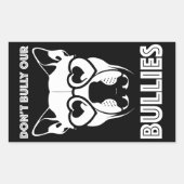 Pest onze pesters niet rechthoekige sticker (Voorkant)