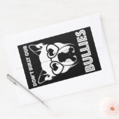 Pest onze pesters niet rechthoekige sticker (Envelop)