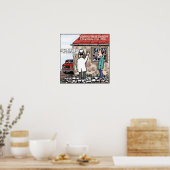Pest op je Huis Grappige Poster (Keuken)