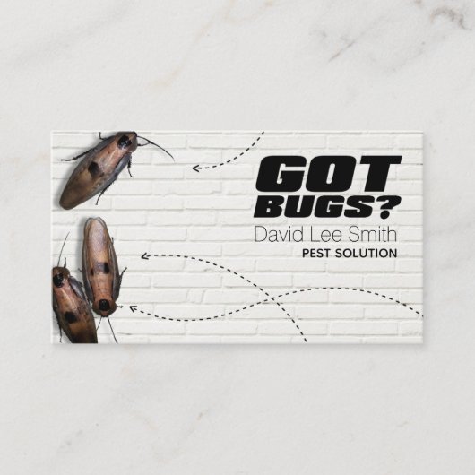 Pest-oplossing Visitekaartje (Voorkant)