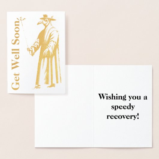 Pestdokter Medico della Peste wordt beter Folie Kaarten (Display)