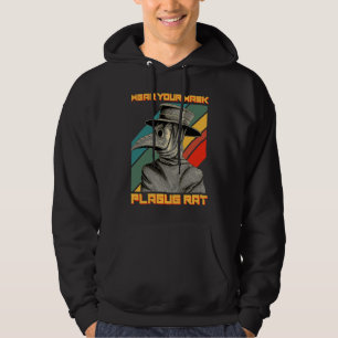 Pestdokter Steampunk Middeleeuwse Draag Je Masker  Hoodie