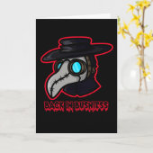 Pestdokter terug in het bedrijf kaart (Gele Bloem)