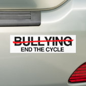 PESTEN STOP DE CYCLUS -.png Bumpersticker (Op auto)