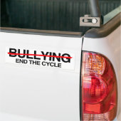 PESTEN STOP DE CYCLUS -.png Bumpersticker (Op Truck)