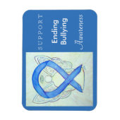 Pesten Stoppen Awareness Lint Engel Magneet (Verticaal)