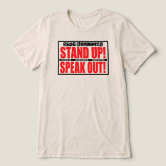 Pesten Stoppen - Sta Op, Praat Er Over Tri-Blend Shirt