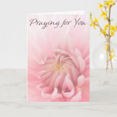 Pesten voor je Wenskaart Roze ventilator Kaart (Gele Bloem)