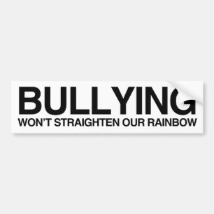 PESTEN ZAL ONZE REGENBOOG NIET RECHTTREKKEN -.png Bumpersticker