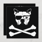 pestfokkerd en doodshoofden kaart (Voorkant / Achterkant)