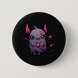 Pestilence Kat Pin Button – Schattigee Pest Kat