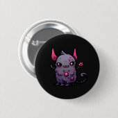 Pestilence Kat Pin Button – Schattigee Pest Kat (Voorkant /achterkant)