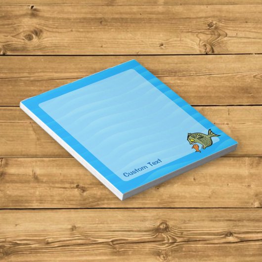 Pestkop vis notitieblok