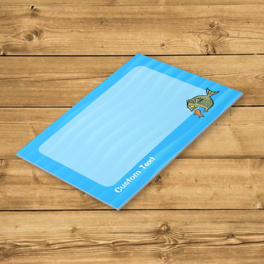 Pestkop vis notitieblok