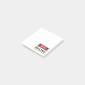 Pestkoppen Stoppen bord rood Post-it® Notes (Schuin)